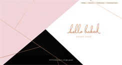 Desktop Screenshot of hellobaked.com
